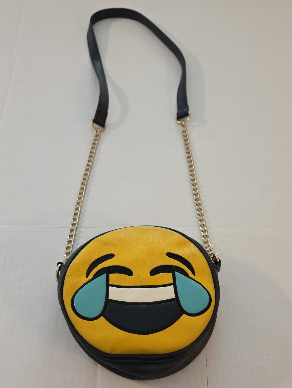 Olivia Miller "LOL" Crying Laughing Emoji Crossbody Bag